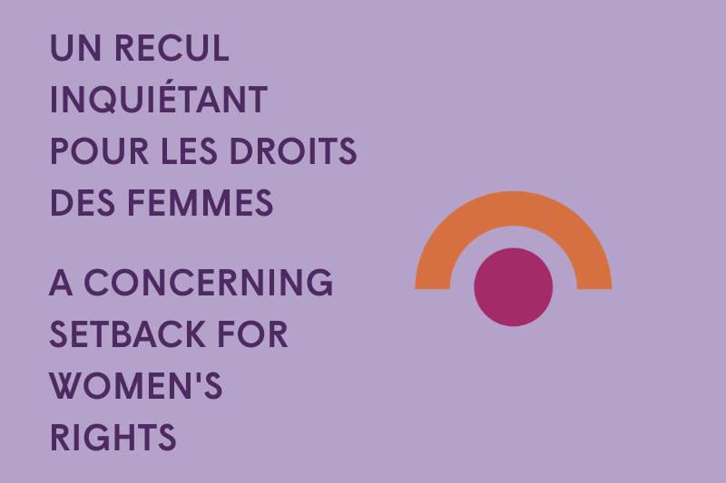 Removal from the position of Minister for Women and Gender Equality